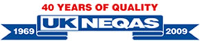 UK NEQAS 40 Years logo
